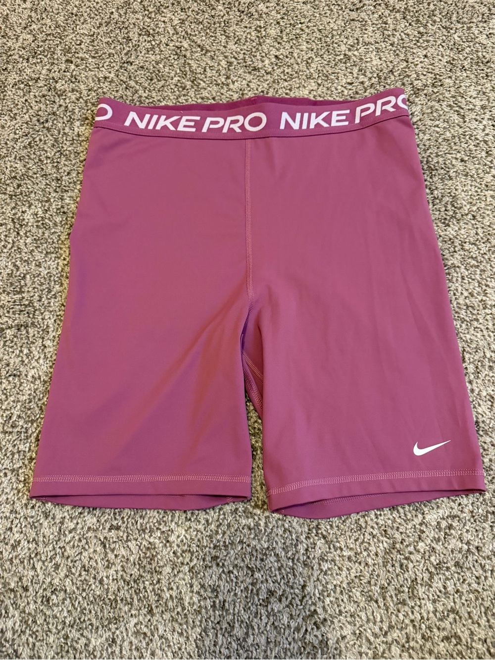 Nike Pro Magenta-Pink Compression Bike Shorts